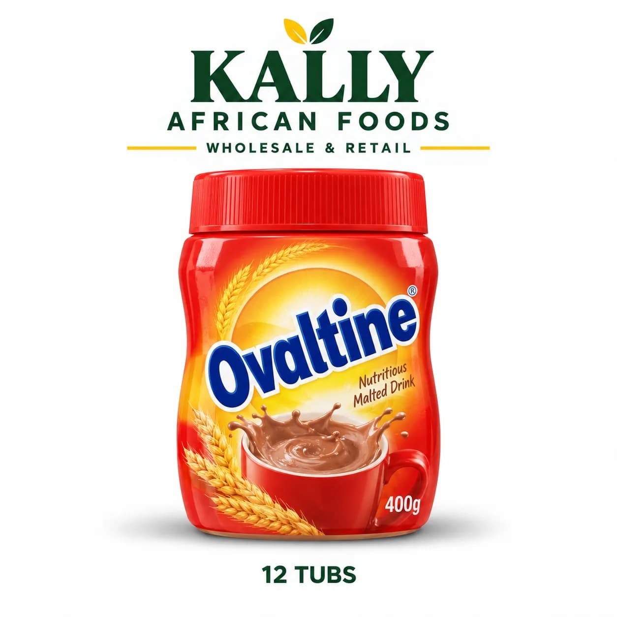 Ovaltine 400g (12 tubs)