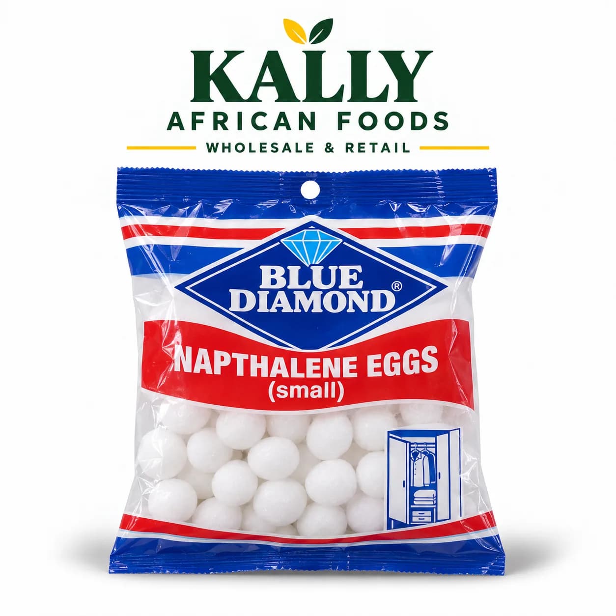 Blue Diamond Naphthalene Eggs (Small)