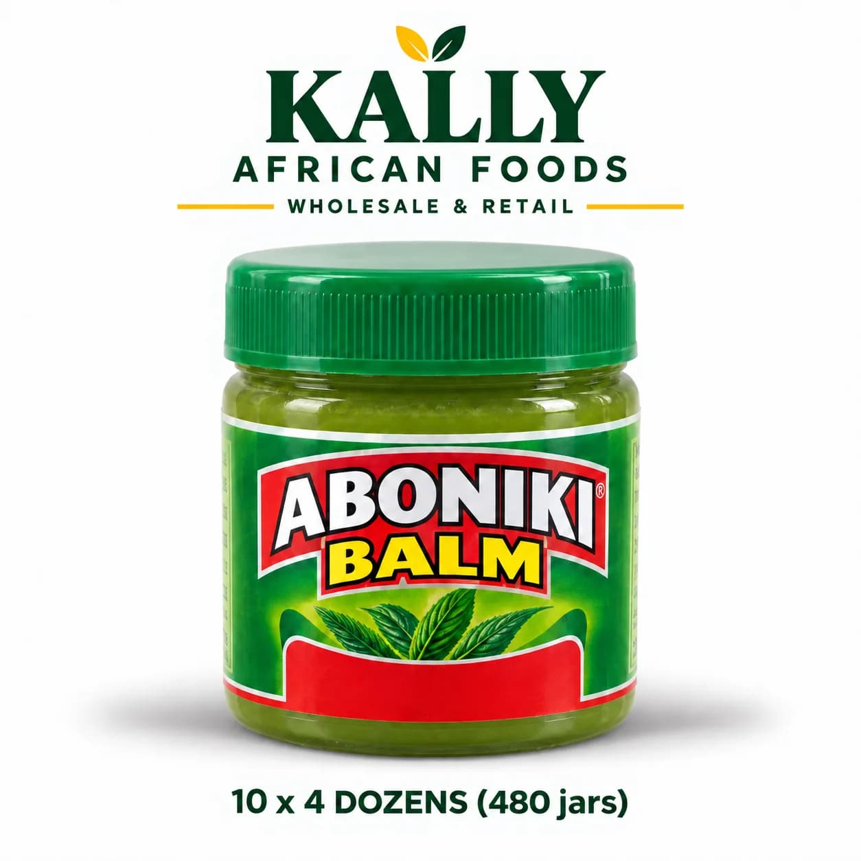 Abonike Balm (10 x 4 dozens (480 jars))