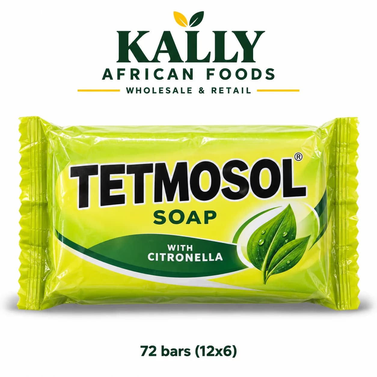 Tetmosol Soap (72 bars (12x6))