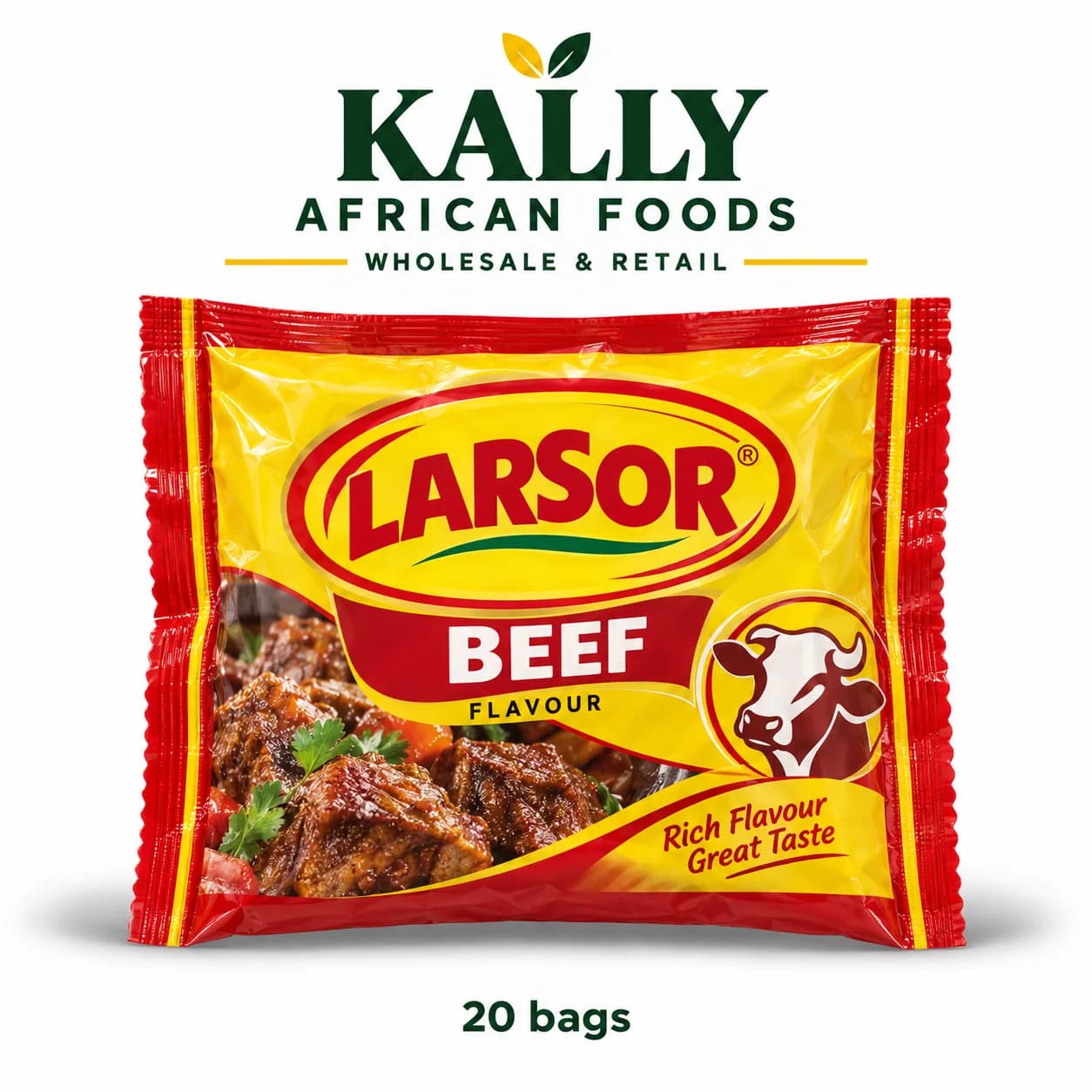 Larsor Beef 100g (20 bags)