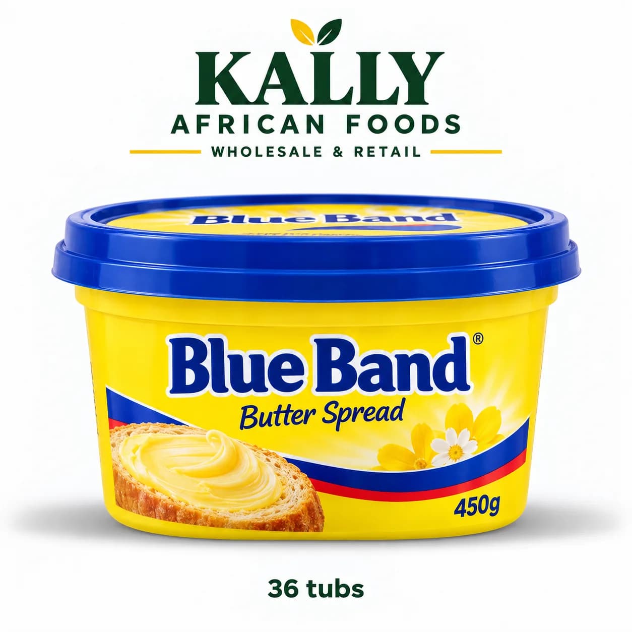 Blueband Butter-Spread 450g (36 tubs)