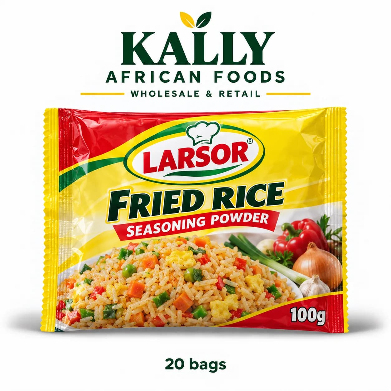 Larsor Fried Rice 100g (20 bags)
